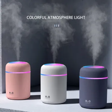 Светещ мини овлажнител за въздух за дома и колата - Humidifier