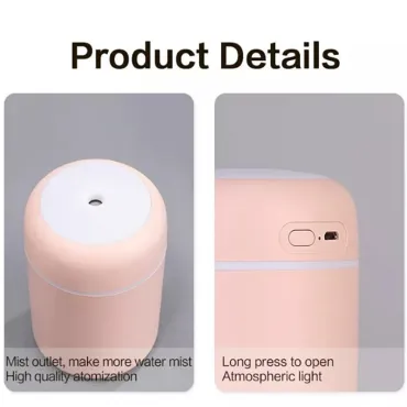Светещ мини овлажнител за въздух за дома и колата - Humidifier