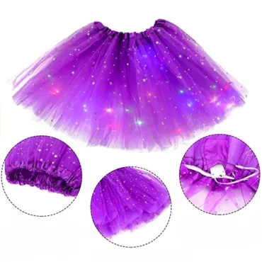 Светеща LED пола с ластик на талията - LEDSkirt