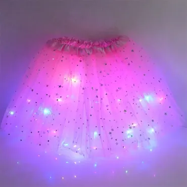 Светеща LED пола с ластик на талията - LEDSkirt