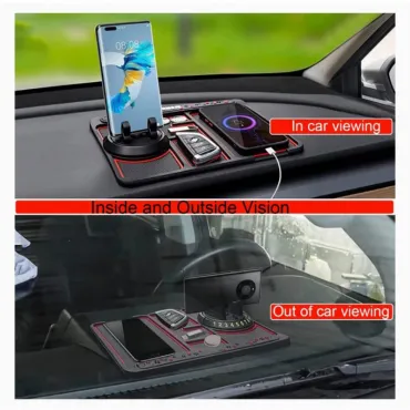 Противоплъзгаща подложка за табло със стойка за телефон - Dashboard pad