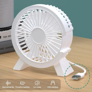 Преносим USB вентилатор за офис и дома, компактен мини вентилатор за бюро - DeskFan