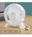 Преносим USB вентилатор за офис и дома, компактен мини вентилатор за бюро - DeskFan