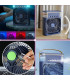 Преносим мини вентилатор 3 в 1, овлажнител и охладител - RoomHumidifier