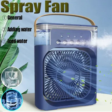 Преносим мини вентилатор 3 в 1, овлажнител и охладител - RoomHumidifier
