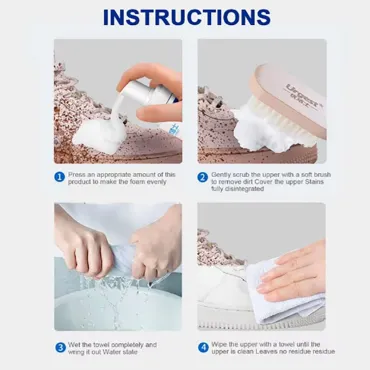 Почистваща спрей пяна за бели обувки - ShoeFoam