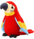 Плюшена играчка говорещ папагал - Macaw