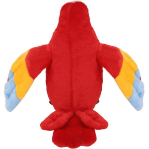 Плюшена играчка говорещ папагал - Macaw