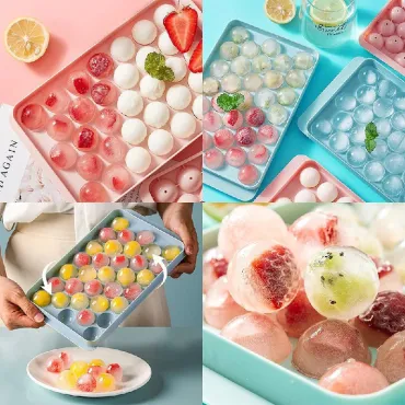 Пластмасови кръгли форми за лед - IceTrays