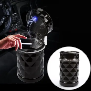 Пепелник за кола с LED светлина - CarАshtray