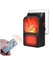 Отоплителна мини печка, духалка с камина ефект 1000W - MiniStove