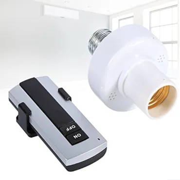 Основа за лампа, Превключвател Е27, Безжично дистанционно управление - LampControl E27