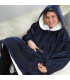 Одеяло пуловер с качулка от мек плюш - HuggleHoodie
