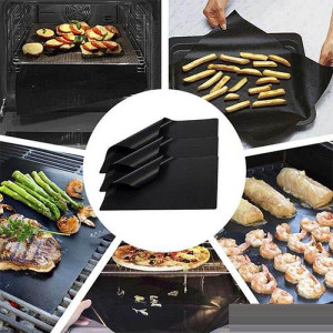 Незалепващи подложки за скара 5 бр. - Grill mats
