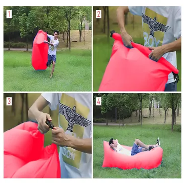 Надуваемо легло за къмпинг, плаж или риболов - AirBed
