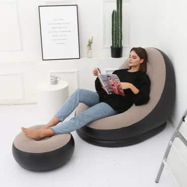 Надуваемо канапе с подложка за крака - InflatableSofa