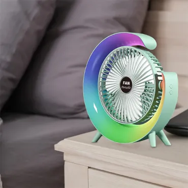 Мултифункционален вентилатор с 5 режима на осветление - ColorCoolFan