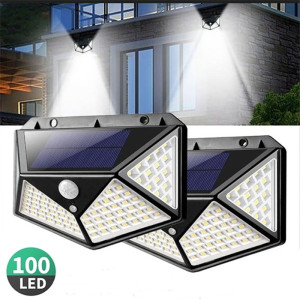 Мощна соларна LED лампа за стена - Solar LED wall lamp