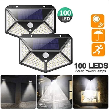 Мощна соларна LED лампа за стена - Solar LED wall lamp
