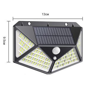 Мощна соларна LED лампа за стена - Solar LED wall lamp