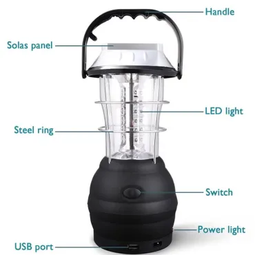 Мощен соларен LED фенер - PowerLantern