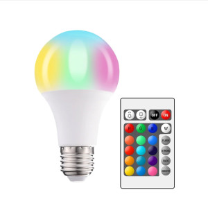Многоцветна LED крушка с дистанциионно - LED bulb