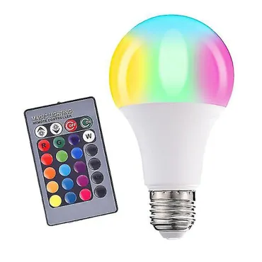 Многоцветна LED крушка с дистанциионно - LED bulb