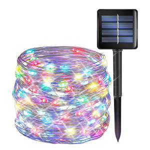 Водоустойчив многоцветен светещ соларен маркуч 10м - SolarHose