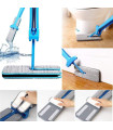 Микрофибърен двустранен моп за сухо и мокро почистване - MicrofiberMop