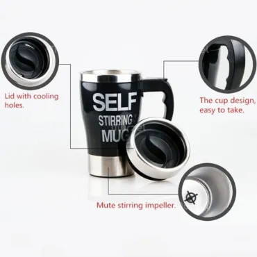 Малка саморазбъркваща се термочаша за кафе, чай и за път - LittleThermos