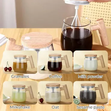 Луксозна чаша за кафе, саморазбърваща се чаша 400мл. - MixingCup
