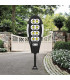 Лампа с вграден соларен панел и сензор за движение 3000W - InductionLamp