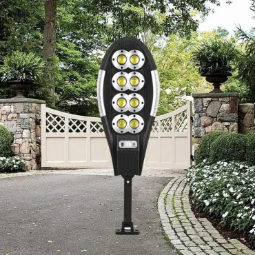 Лампа с вграден соларен панел и сензор за движение 3000W - InductionLamp
