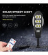 Лампа с вграден соларен панел и сензор за движение 3000W - InductionLamp