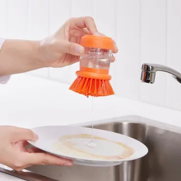 Кухненска четка с дозатор за препарат, четка за почистване на съдове - MiniKitchenBrush