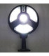 Кръгла соларна градинска лампа с дистанционно, водоустойчива - RoundLamp