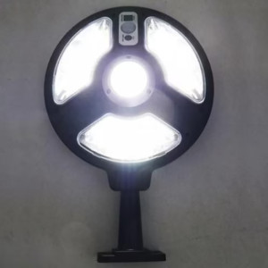 Кръгла соларна градинска лампа с дистанционно, водоустойчива - RoundLamp