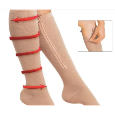 Компресивни стягащи чорапи с цип - Compression socks