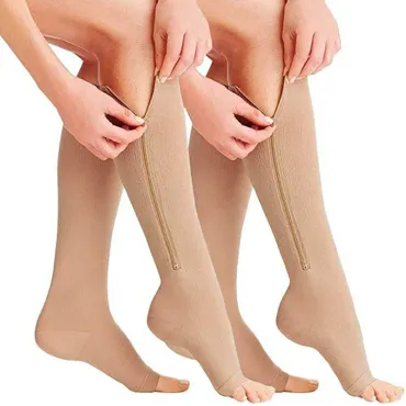 Компресивни стягащи чорапи с цип - Compression socks