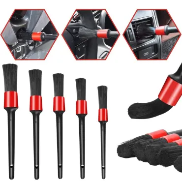 Комплект четки за почистване на кола, интериор и екстериор - AutoDetail Brush Set