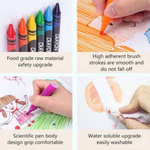 Комплект за оцветяване и рисуване от 180 части - ColoringSet