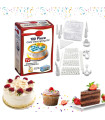 Комплект за декорация на сладкиши и торти от 100 части - CakeDecorKid