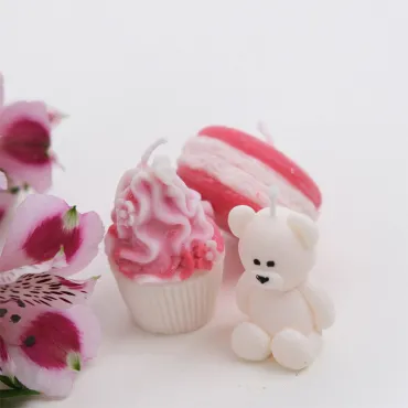 Комплект ароматни соеви свещи Сладост - CuteSet