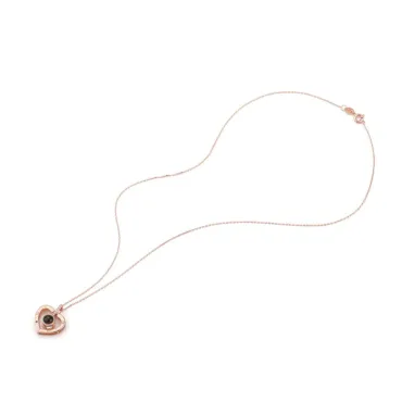 Колие с надпис Обичам те на 100 езика - LoveYouNecklace
