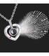 Колие с надпис Обичам те на 100 езика - LoveYouNecklace