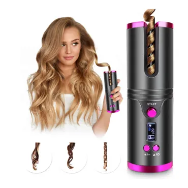 Керамична маша за коса за къдрици, безжична, автоматична - CurlingIron