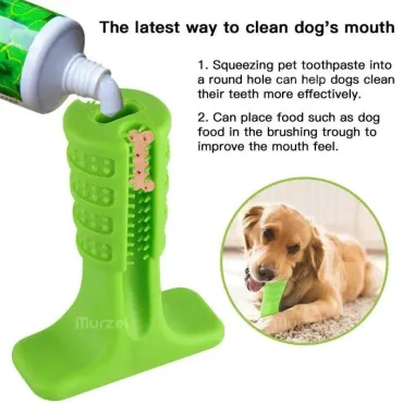 Играчка за куче, дентална четка за почистване на зъби - Dog toothbrush