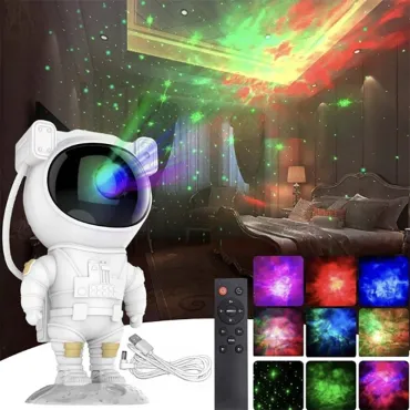 Звезден проектор Астронавт. Нощна лампа за деца - AstroProjector