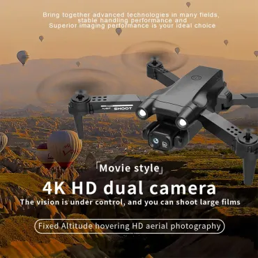 Дрон с двойна камера F195 4K HD - DroneZFR