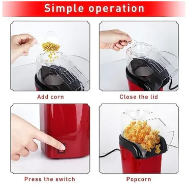 Домашна машина за пуканки с горещ въздух 1200W - PopcornMachine
